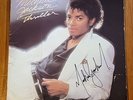 Michael Jackson Thriller Vinyl Record Autographed 1982