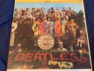 8 Beatles vinyl records lot; Sgt Pepper W/original Cutouts,White Album W/posters
