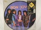 Bon Jovi ‎Slippery When Wet Picture Disc Vinyl LP 1986 Mercury - EX