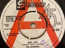 THE SUPREMES Baby Love 7” Promo Demonstration Record Stateside Records