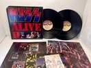 KISS RARE ALIVE II MISPRINT VINYL - W/INSERTS -STERLING STAMP VG+/VG+