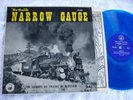 RIO GRANDE NARROW GAUGE RAILROAD SOUNDS LOCOMOTIVE INNER MAP BLUE VINYL