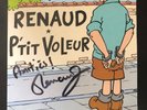 RENAUD ptit voleur 500 connards... lp vinyl 45T avec dédicace autographe TBE