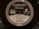 Edison 51572 Sissle & Blake BROKEN BUSTED BLUES E+  78rpm 1925 