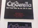 Cinderella Dont Know What You Got Gatefold And Patch