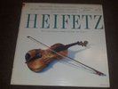 Heifetz Chausson Poeme Sarasate Saint-Saëns Un-shaded Dog RCA LM-2069 EX++/EX