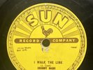 Rockabilly-78 RPM-Johnny Cash-I Walk The Line/Get Rhythm-Sun 241-V+