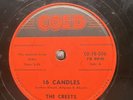 Doo Wop-78 RPM-The Crest-16 Candles/Beside You-Coed 506-V/E-