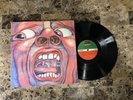 KING CRIMSON IN THE COURT OF OBSERVATION CANVAS TEXTURE COVER PROG  NM