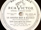 PROMO RCA VICTOR  SPIKE JONES: Ya Wanna Buy A Bunny? / Knock Knock