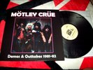 MOTLEY CRUE DEMOS & OUTTAKES LP RARE TOO FAST FOR LOVE SHOUT AT THE DEVIL EX