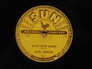 Carl Perkins rockabilly country 78 Blue Suede Shoes bw Honey Dont on Sun
