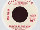 Bob Dylan - Blowin' In The Wind on Columbia Promo Rock 45