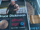 Bruce Dickinson 2LP Mandrake Project *SIGNED TWICE on LP & Card* + Badge *NEW*