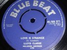LLOYD CLARKE -- Love Is Strange -- RARE 1967 Blue Beat 7