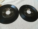 2 ELVIS PRESLEY 45 RPM BLUE MOON/JUST BECAUSE ,HEARTBREAK HOTEL/EX