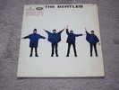THE BEATLES  HELP OUTLINED SMALL MONO VINYL RECORD YELLOW PARLOPHONE PMC 1255