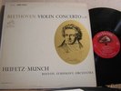 RCA LSC 1992 HEIFETZ BEETHOVEN VIOLIN CONCERTO Munch SD 13S 11S 1959 VG++ TO NM