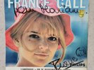 Rare EP de France Gall Dédicacé. Gainsbourg 