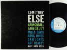 Cannonball Adderley - Somethin' Else LP - Blue Note Mono DG RVG Ear 47 W 63rd