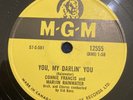 78 rpm Rock n Roll Duo Connie Francis+Marvin Rainwater You,My Darlin’ You/The Ma
