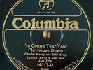 78 rpm Clara Smith-I’m Gonna Tear Your Playhouse Down Columbia 14013-D Blues E+