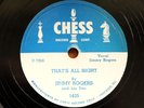 JIMMY ROGERS 78rpm Chess-1435 That's All Right/Ludella LITTLE WALTER 1950