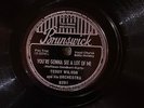 Bruns 8281 Teddy Wilson Bd w BILLIE HOLIDAY \Hello My Darling 78rpm jazz E+ 38'