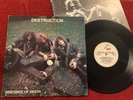 DESTRUCTION Sentence Of Death ORIG METAL BLADE PRESS W/insert VG+/VG+Rare Thrash