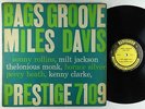 Miles Davis - Bags' Groove LP - Prestige - 7109 RVG 446 W 50th