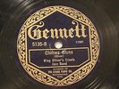 JAZZ KING OLIVER'S CREOLE JAZZ BAND Chimes Blues / Froggy Moore GENNETT 5135