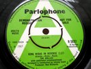 THE HOLLIES DEMO 45 ' KING MIDAS IN REVERSE ' EX