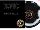AC/DC Back in Black 50th Anniv Exclusive Black White Vinyl 12