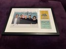 Joy Division / Electro /New Order: signed x 5, framed and glazed autographs