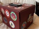 Northern Soul 45s Record Box 7” Singles Storage DJ Box Sticker Patches