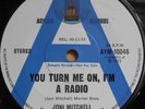 Joni Mitchell Rare OZ A-Label Promo 45 You turn me on I’m a radio EX ’72 Asylum