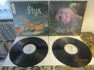 Styx - Equinox/Crystal Ball - LP 's- ex/ex In Shrink cleaned & tested