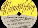 MARIKA RÖKK Eine Insel aus...(Autogramm )/ Sag mir schnell Schellackplatte S7199
