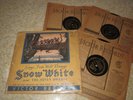1938 WALT DISNEY SNOW WHITE Org Soundtrack Original Paper Cover  3x78 rpm 25737