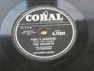 BUDDY HOLLY THE CRICKETS UK 1958 CORAL 78    FOOL'S PARADISE    THINK IT OVER
