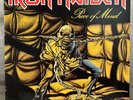 * SIGNED * Iron Maiden Piece Mind LP 1983 US Press Inner VG/VG+ Saxon Sabbath