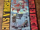 GUNS N' ROSES APPETITE FOR DESTRUCTION ORIG 1987 BANNED ROBOT R@PE COVER GEFFEN