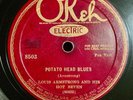 78rpm LOUIS ARMSTRONG Potato Head Blues/Put 'Em Down Blues - OKeh 8503 Jazz E/E-
