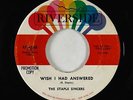 R&B Soul Gospel 45 - Staple Singers - Wish I Had Answered - Riverside