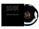AC/DC Back In Black LP Tiny 50th Anniversary Edition Black & White Color Vinyl