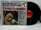 Vicente Fernandez Lp Vinyl 15 Grandes Con El Numero Uno 1985 CBS