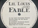 Lil Louis - Fable Rare House vinyl record