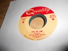 the de castro sisters  Vinyl 45       QUALITY    give me time/too late now