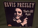Elvis Presley Sun 209 Thats All Right / Blue Moon Of Kentucky 45 W/ Sleeve MINT
