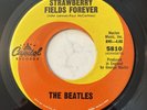 WEST COAST PENNY LANE / STRAWBERRY  BEATLES CAPITOL  ORANGE YELLOW SWIRL 5810